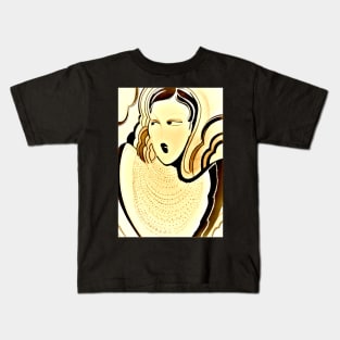 SEVENTIES ART DECO MANNEQUIN Kids T-Shirt